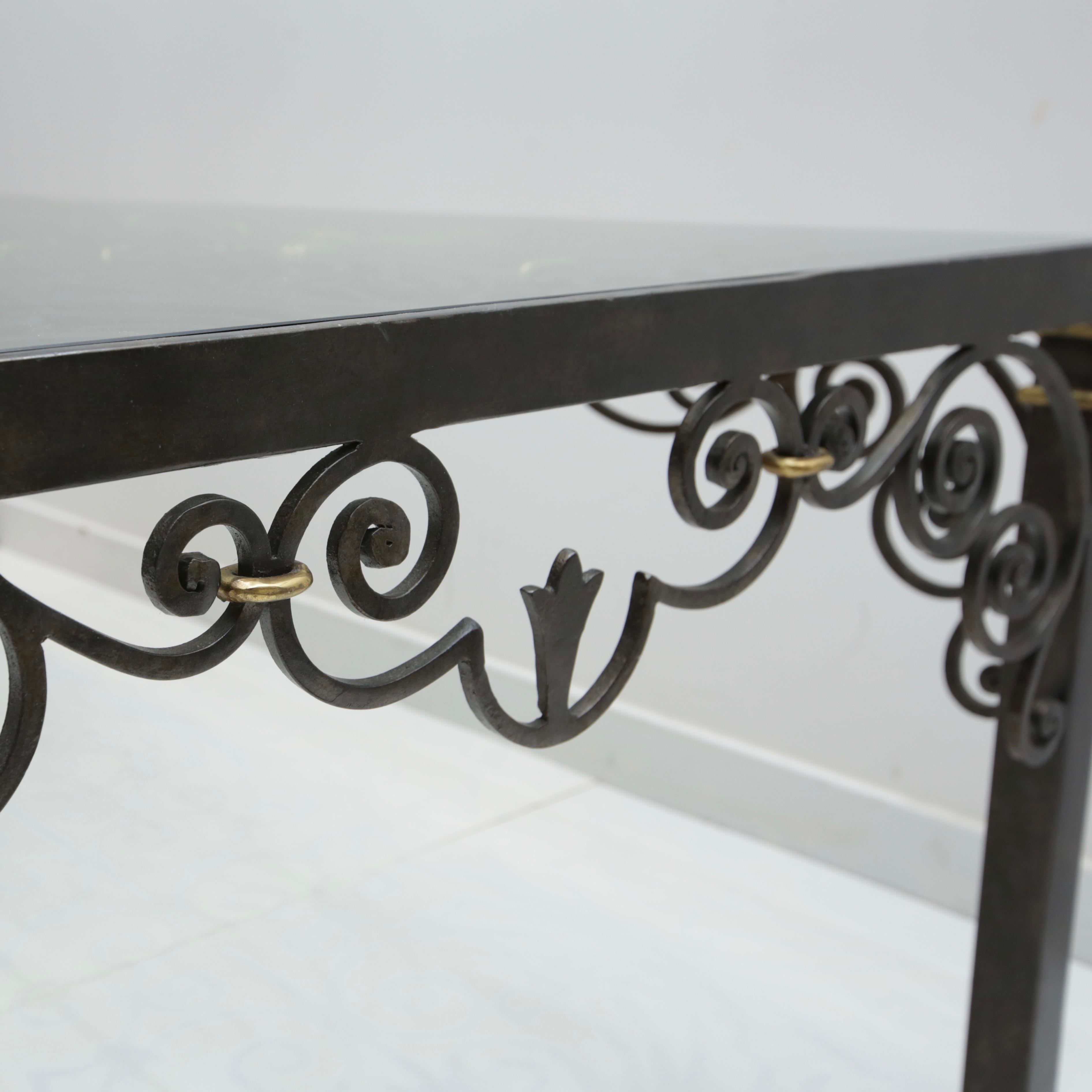 American Iron Gate Coffee Table For Sale