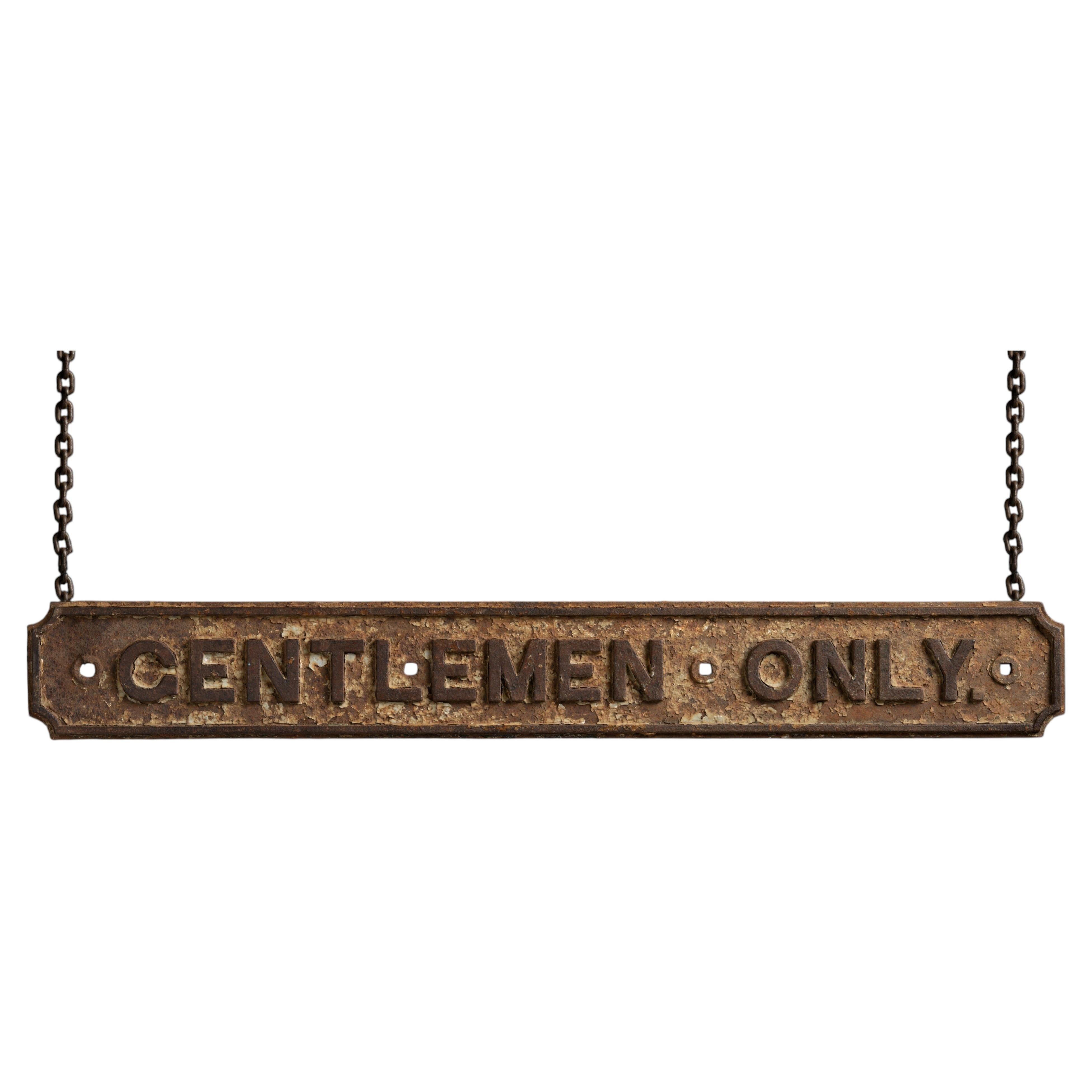 Panneau « Iron Gentleman », Angleterre, 1880 en vente