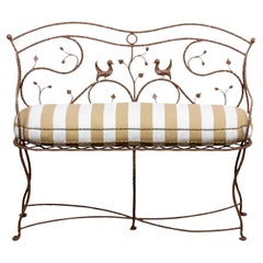Iron Giacometti Style Bench