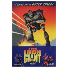 Retro Iron Giant, the 1999  Poster