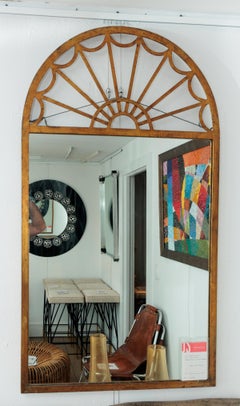 Iron Gilt Palladium Style Mirror