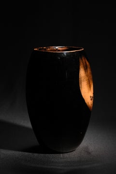Iron-Glazed Camel Vase by Yasuhisa Nagira, Late 20th Century
