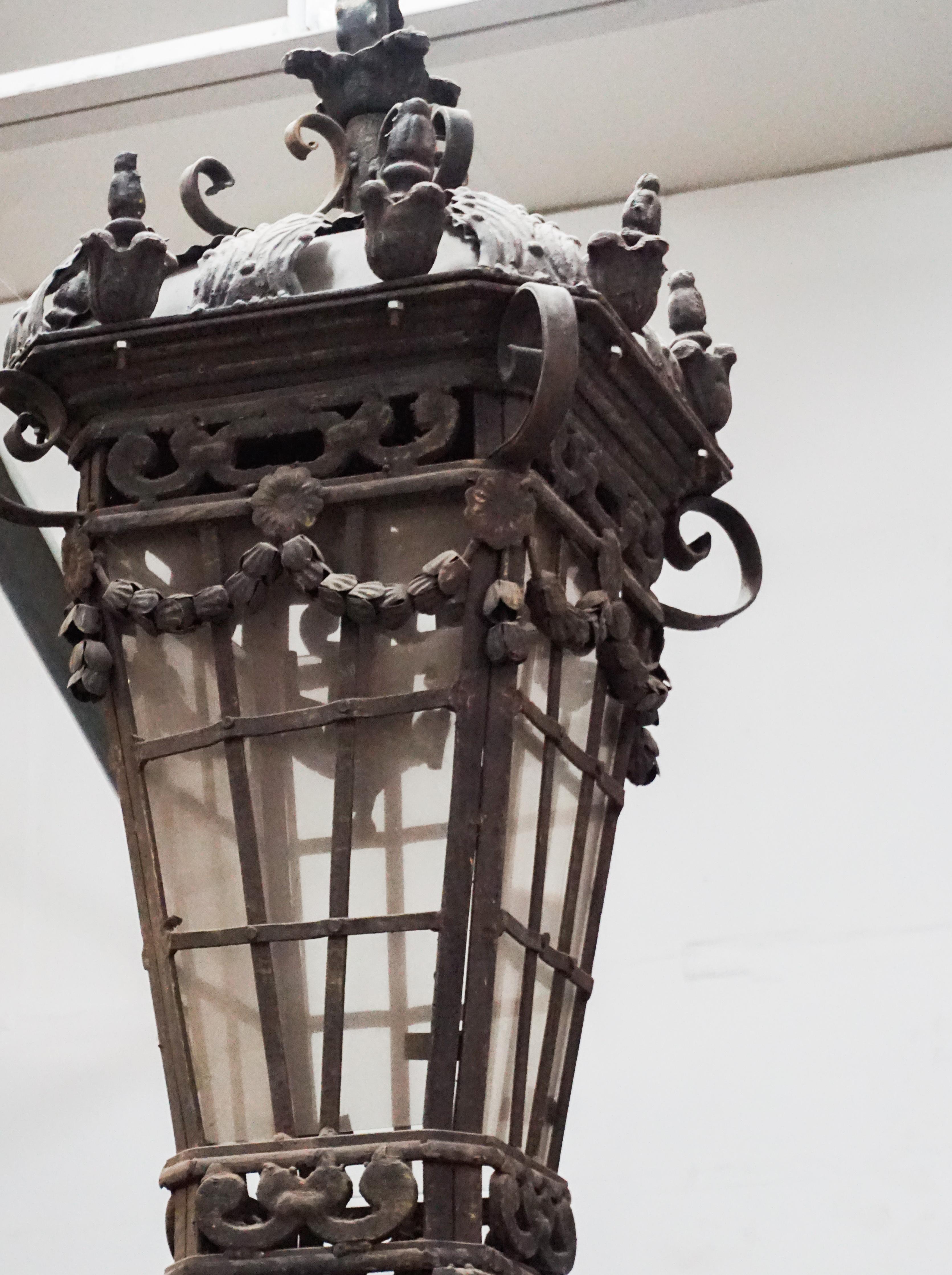 Iron Hanging Lantern 1