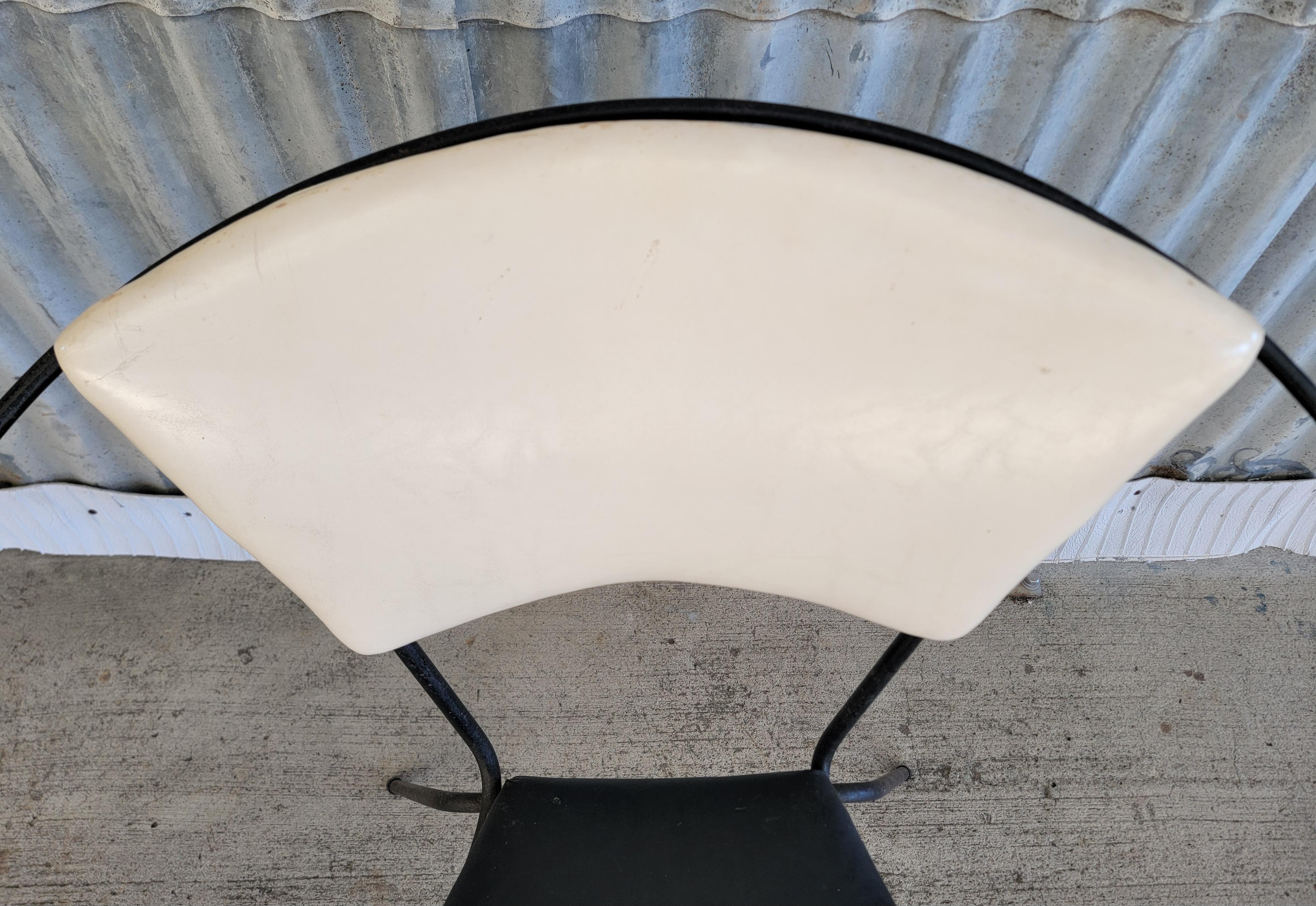 Naugahyde Iron Hoop Chair by Reilly-Wolf