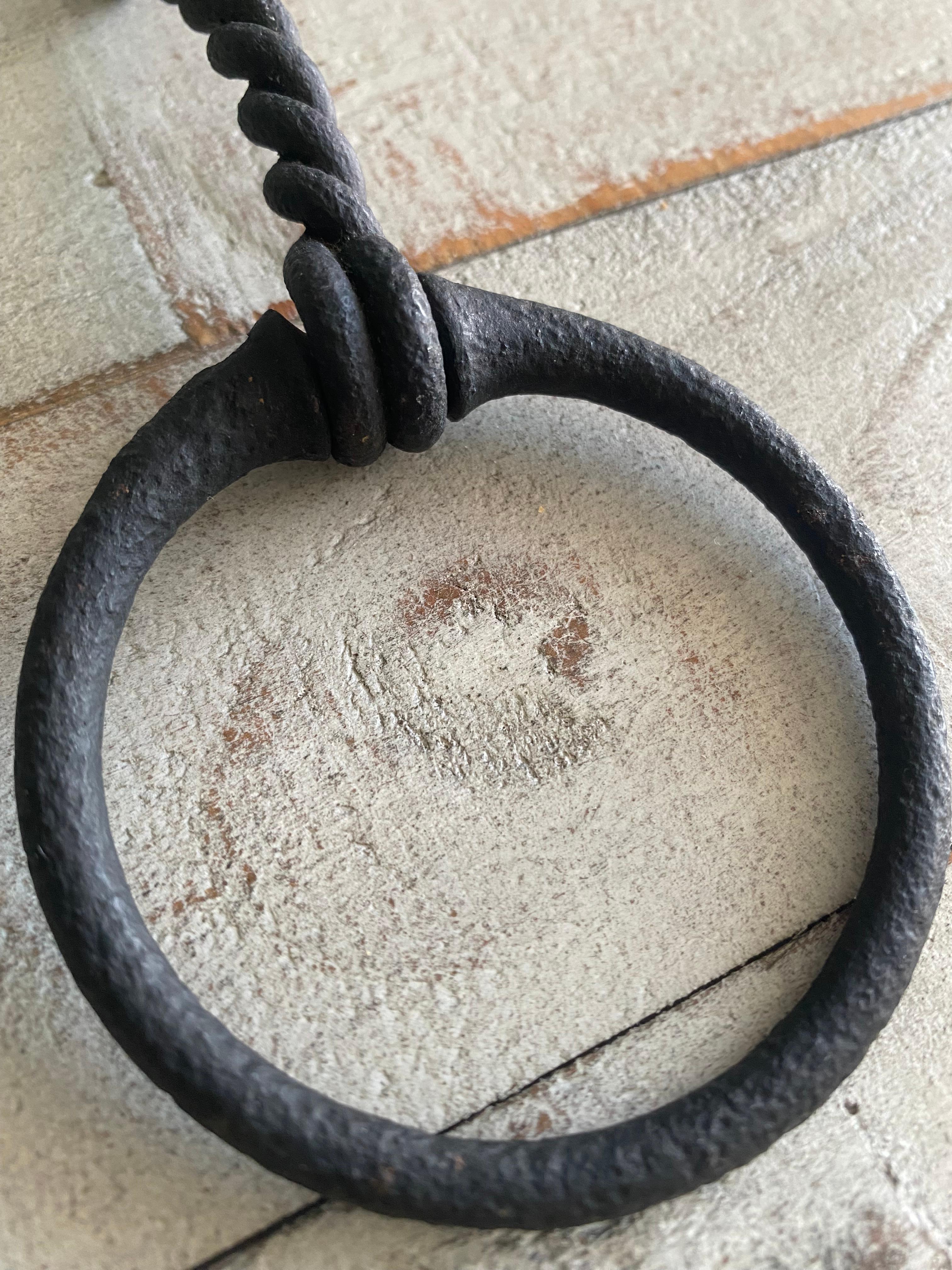 American Classical Iron Horse Bit Sculpture Paperweight For Sale