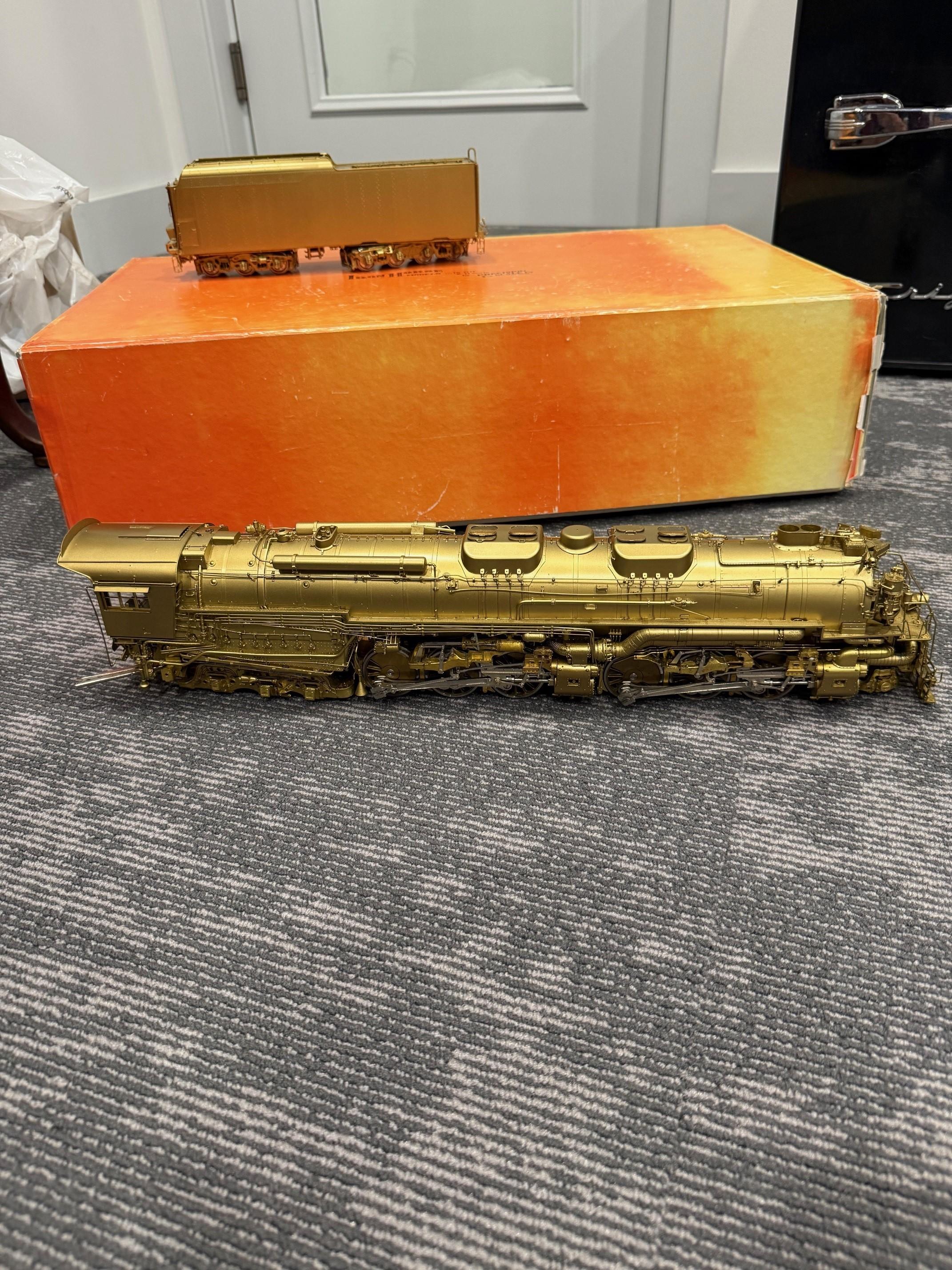 Modèles de chevaux en fer n°15813 O Brass Model-Chesapeake & Ohio H-8 Allegheny non peint en vente 5