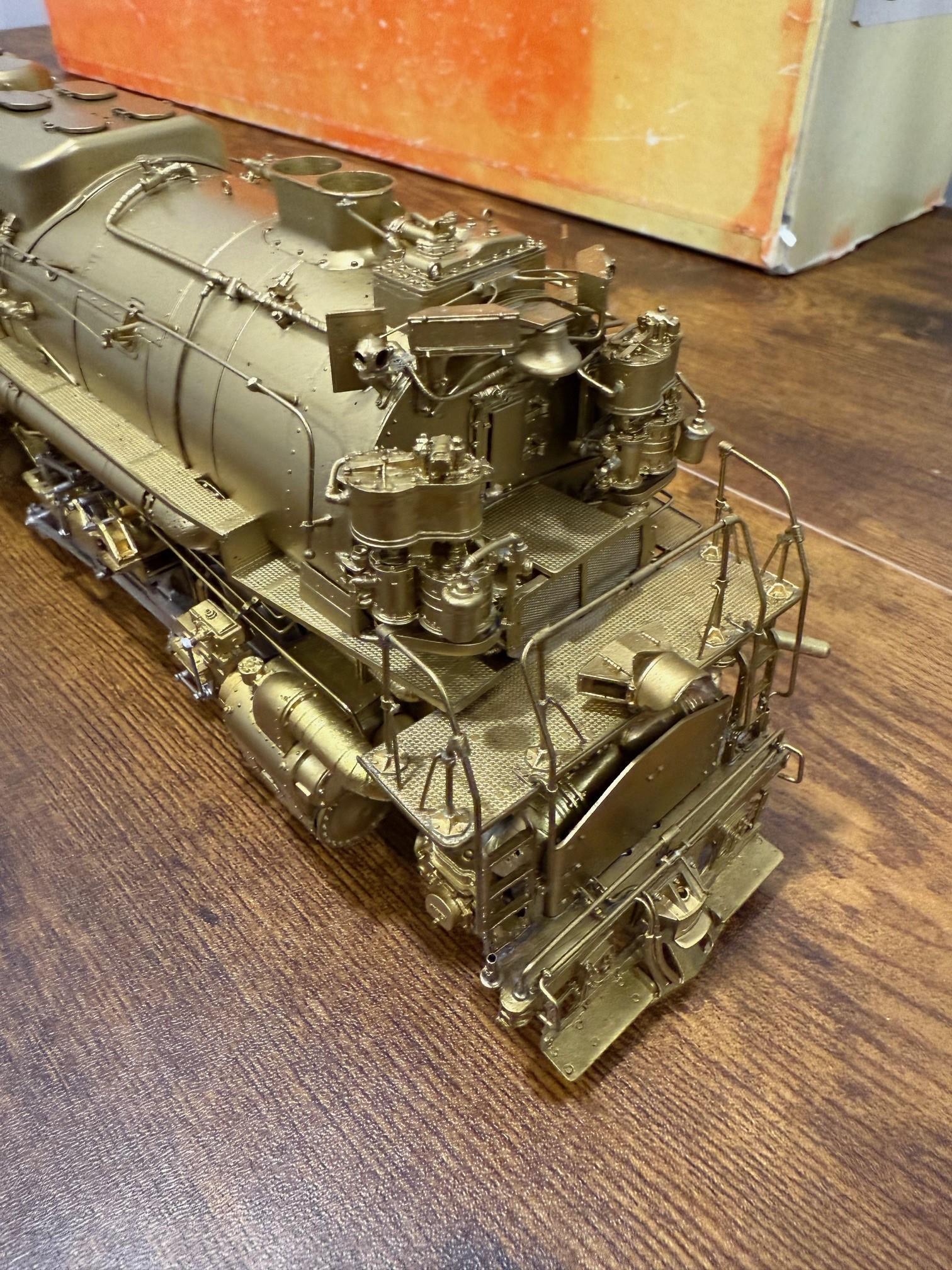 Modèles de chevaux en fer n°15813 O Brass Model-Chesapeake & Ohio H-8 Allegheny non peint en vente 8