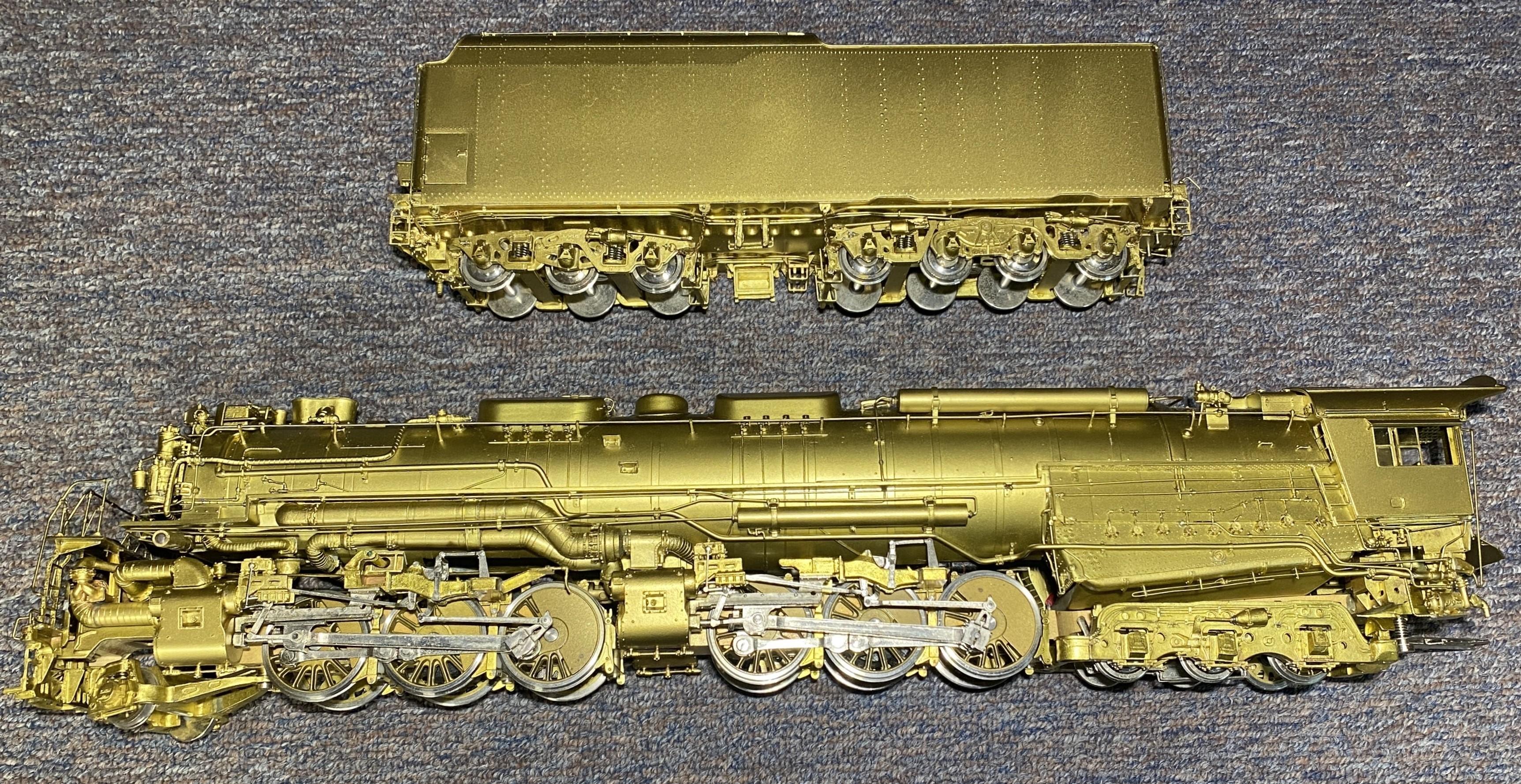 Laiton Modèles de chevaux en fer n°15813 O Brass Model-Chesapeake & Ohio H-8 Allegheny non peint en vente