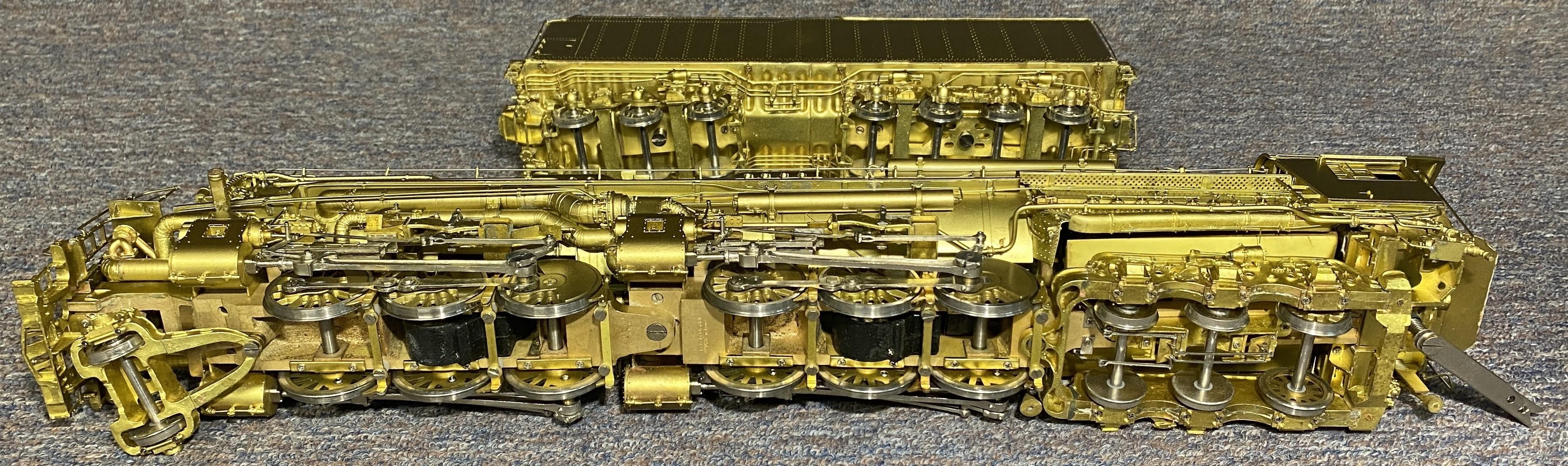 Modèles de chevaux en fer n°15813 O Brass Model-Chesapeake & Ohio H-8 Allegheny non peint en vente 1