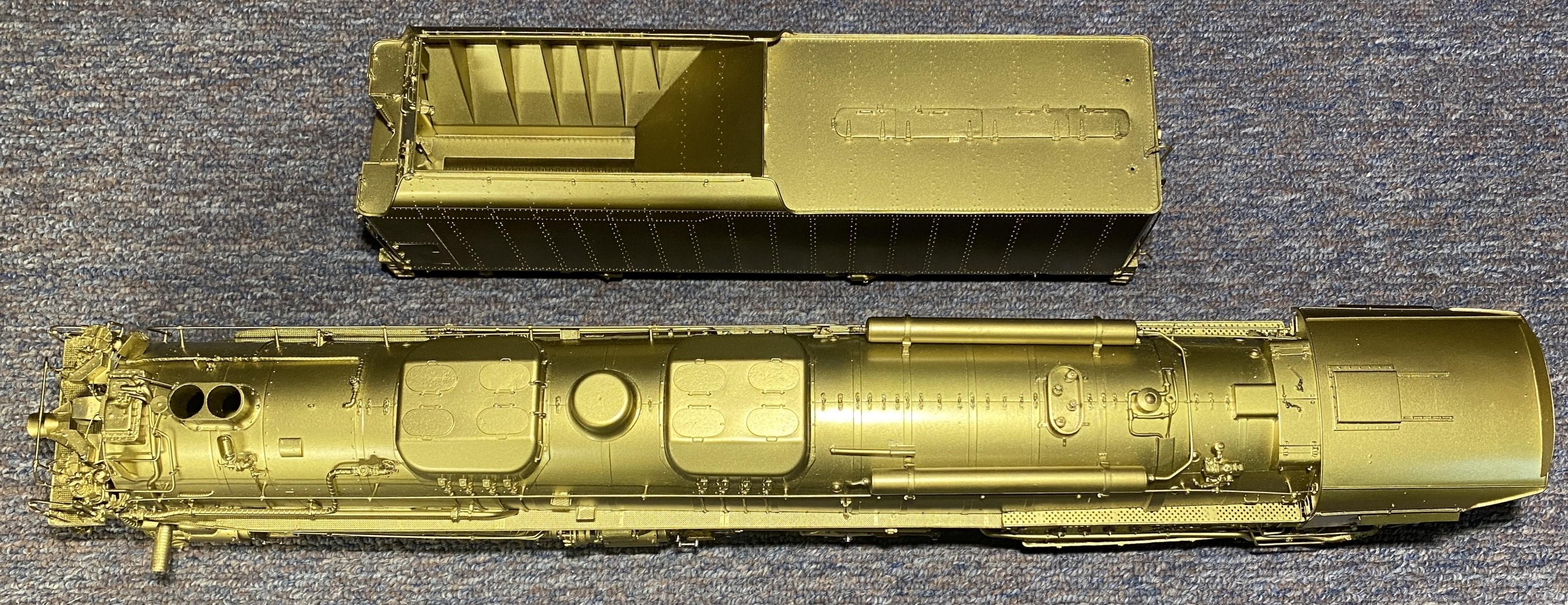 Modèles de chevaux en fer n°15813 O Brass Model-Chesapeake & Ohio H-8 Allegheny non peint en vente 2