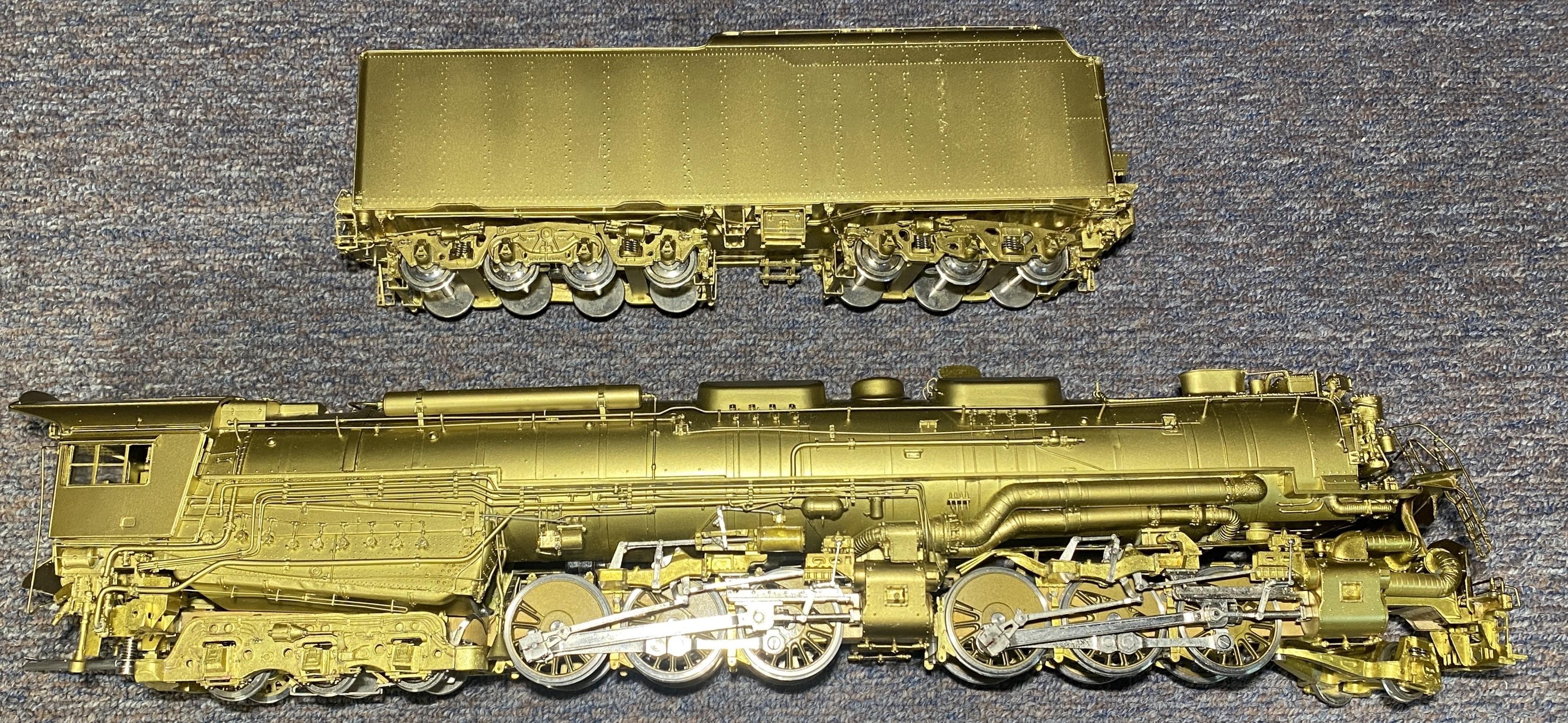 Modèles de chevaux en fer n°15813 O Brass Model-Chesapeake & Ohio H-8 Allegheny non peint en vente 3