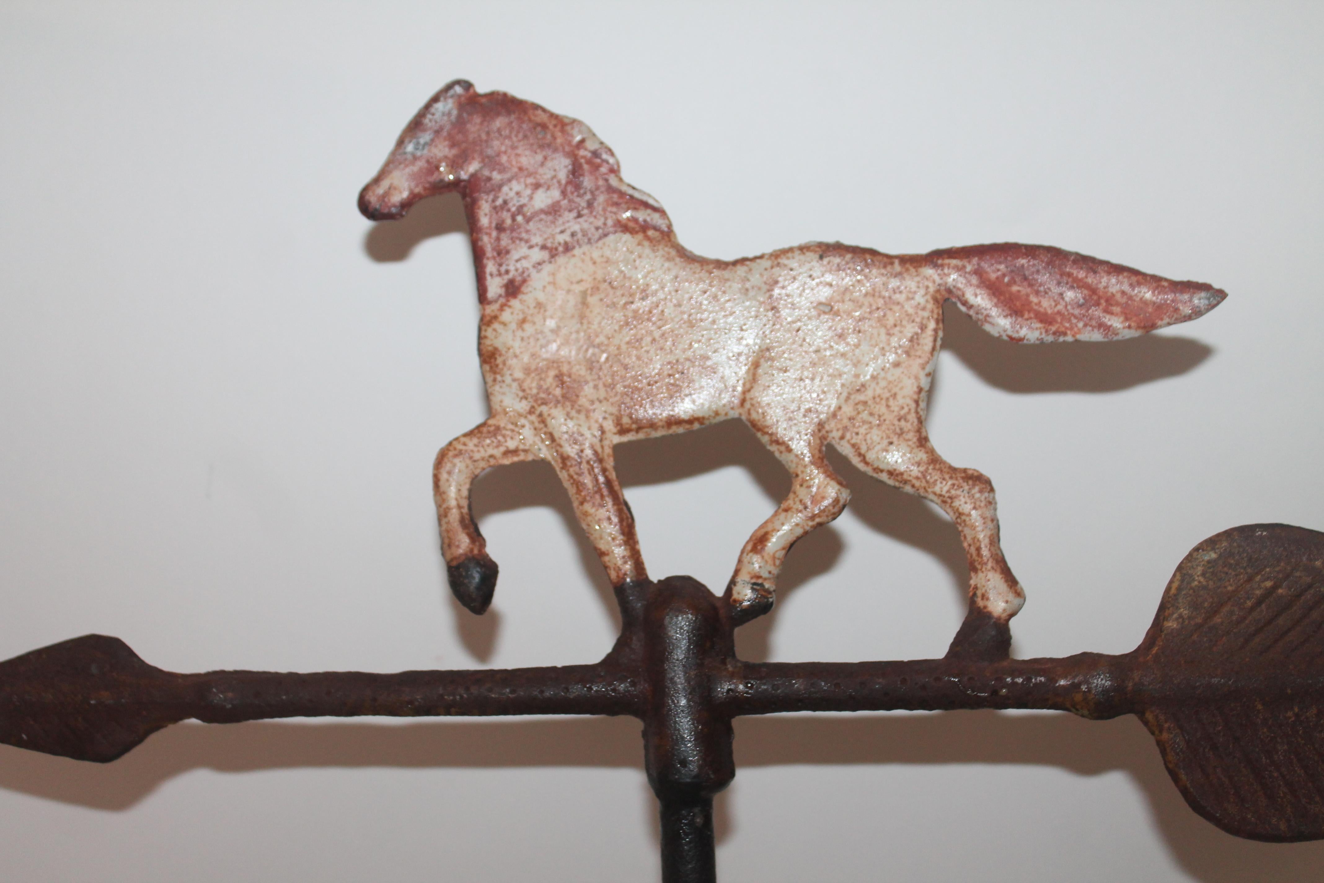 American Iron Horse Weather Vane, Table Top