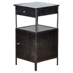 Used Iron Hospital Nightstand, 1910's