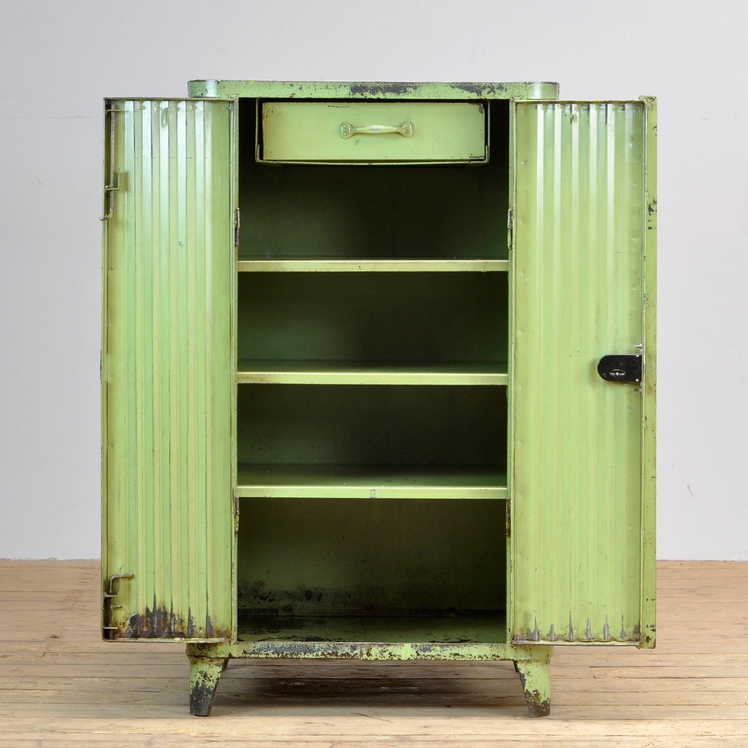 Iron Industrial Cabinet, 1950's In Good Condition In Amsterdam, Noord Holland