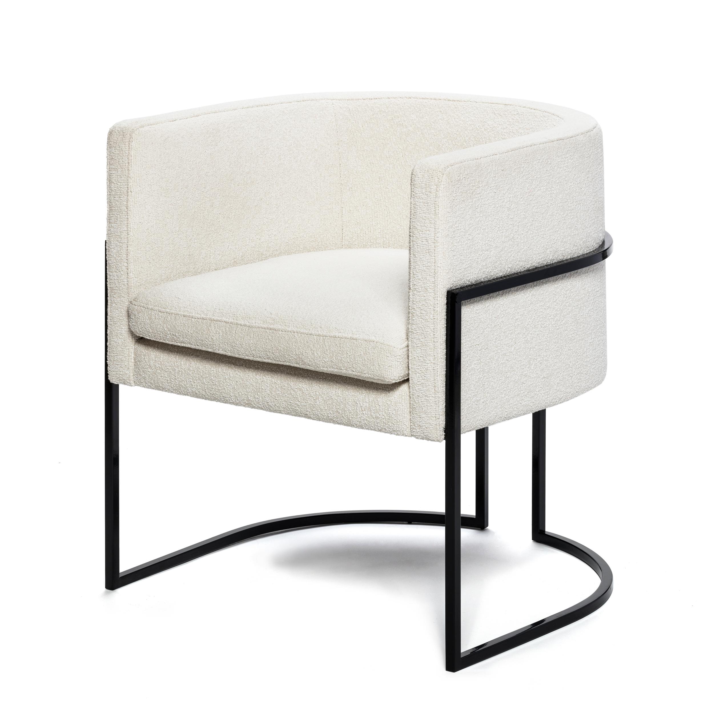 Iron Julius Chair by Duistt
Dimensions: W 62 x D 62 x H 71 cm
Materials: Duistt Fabric and HG Lacquered Iron

The JULIUS stainless steel chair, crafted with great attention to detail, gives us clean and modern lines always with a strong
