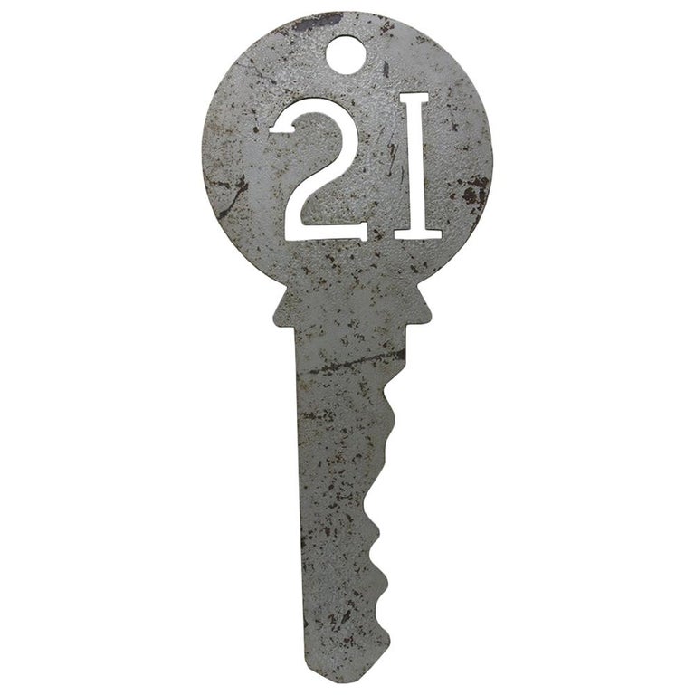 Iron Key Trade Sign at 1stDibs