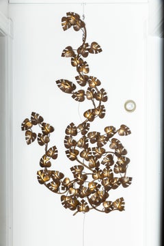 Iron Leaf Wall Sculpture