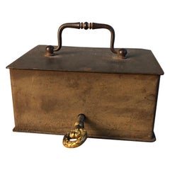 Iron Lock Box, French 19th Century