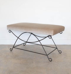 Panoplie Iron Loop Bank, Braunes Mohair