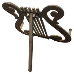 Iron Lyre Music Stand or Book Rest  This is a charming piece 