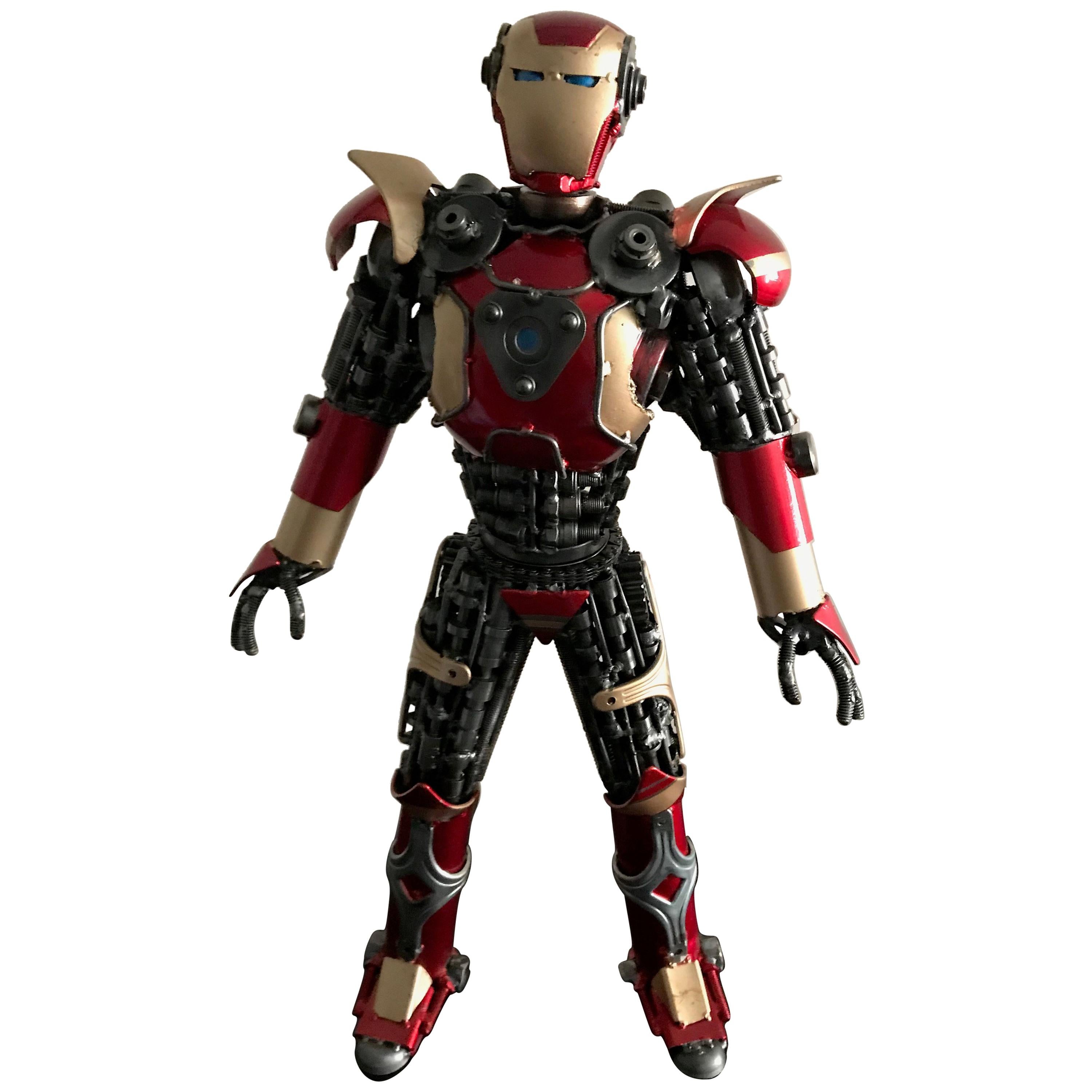 Iron Man Metal Sculpture