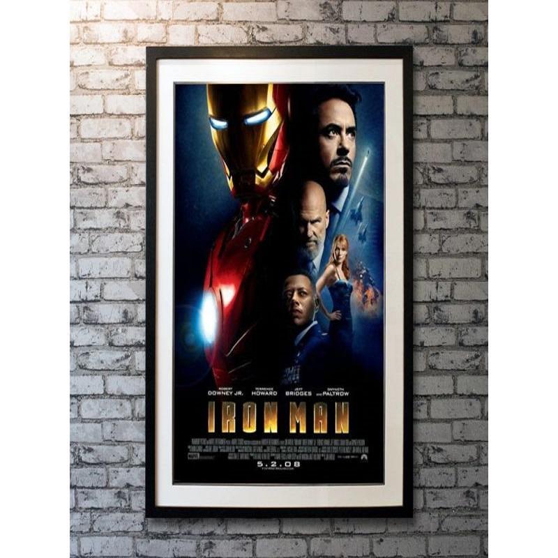 Iron Man, Unframed Poster, 2008

Original One Sheet (27 X 40 Inches). A billionaire industrialist and genius inventor, Tony Stark (Robert Downey Jr.), is conducting weapons tests overseas, but terrorists kidnap him to force him to build a