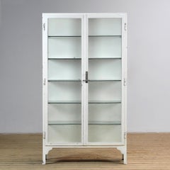 Iron medical cabinet, 1930s