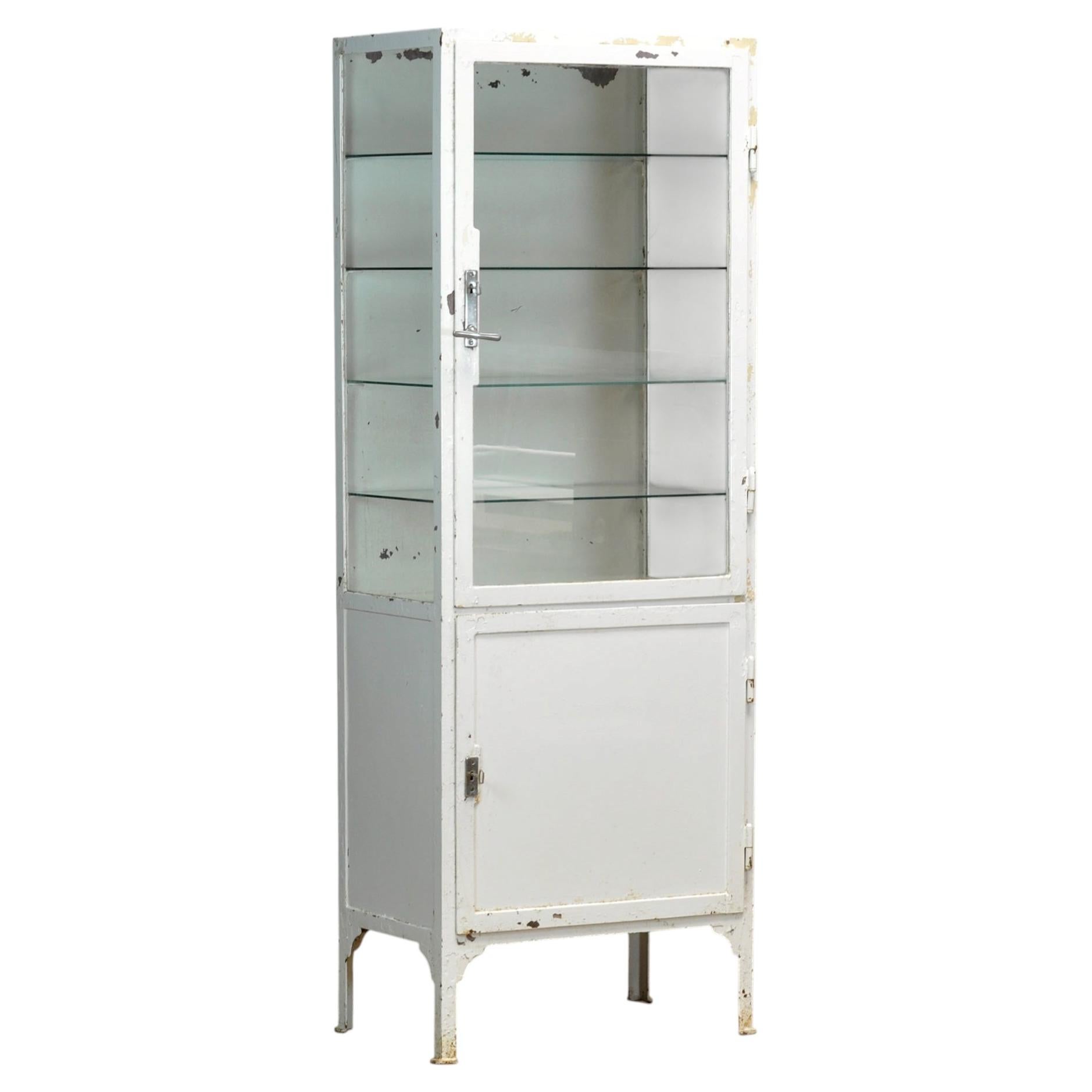 Iron medical cabinet, 1930s