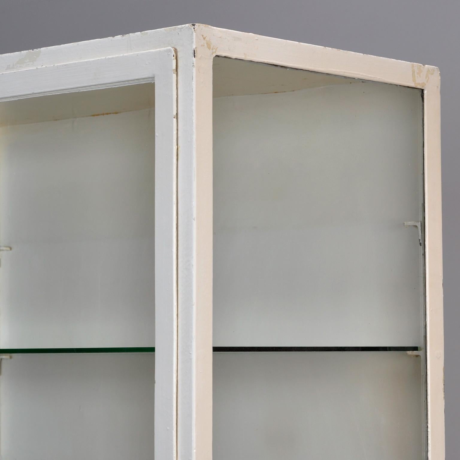 Iron Medical Display Cabinet, 1930s 2