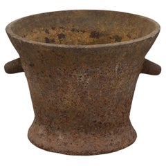 Antique Iron Mortar