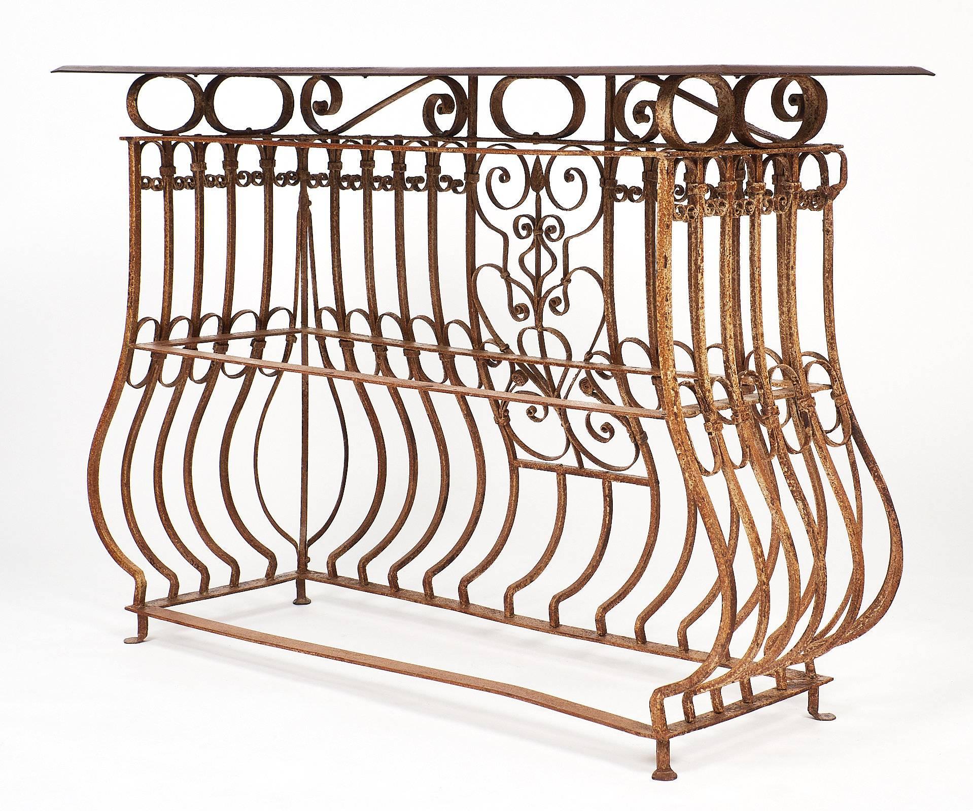 Iron Napoleon III Period Console Table For Sale 4