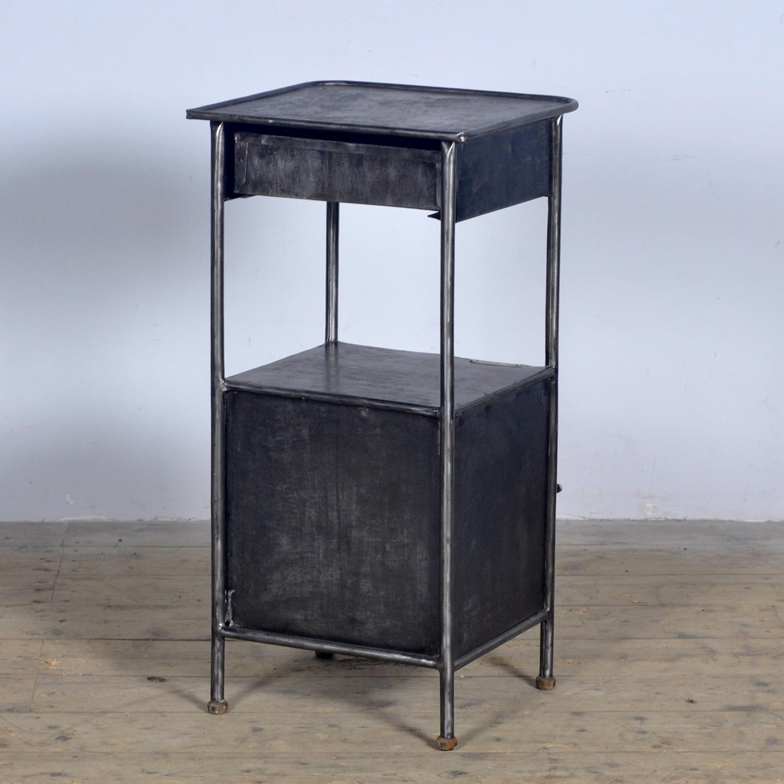 Early 20th Century Iron Nightstand, 1910s