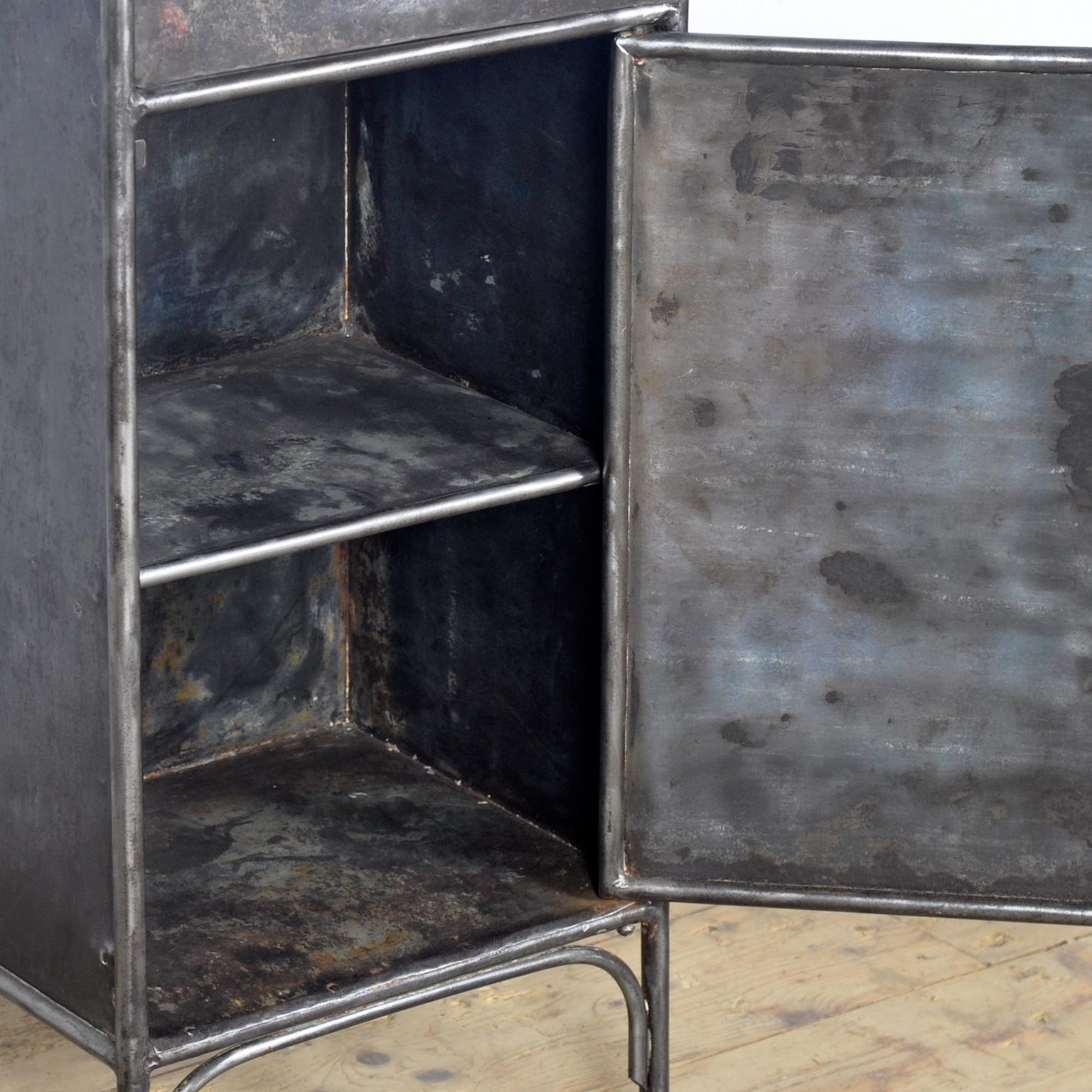 Early 20th Century Iron Nightstand, 1910s