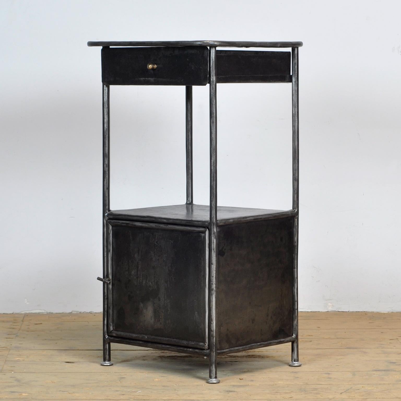 Early 20th Century Iron Nightstand, 1910's For Sale