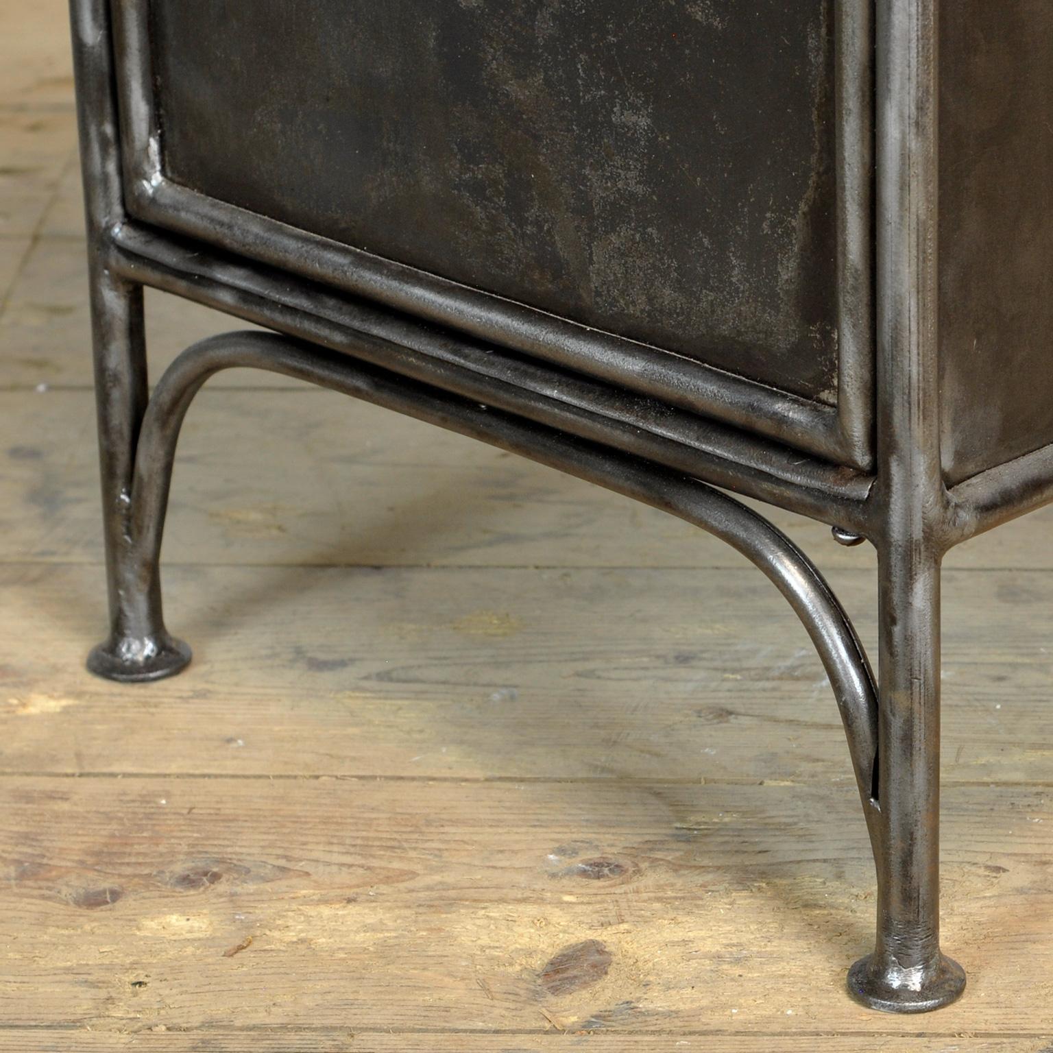 Early 20th Century Iron Nightstand, 1910's For Sale