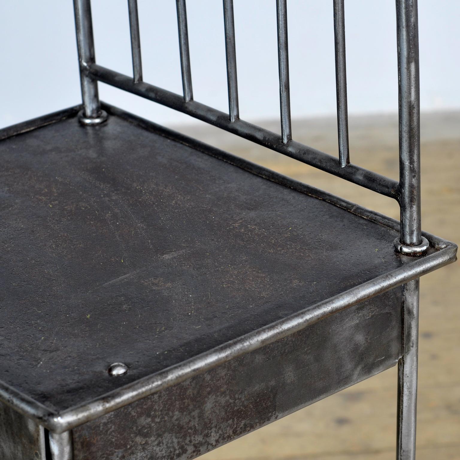 Early 20th Century Iron Nightstand, 1910s For Sale