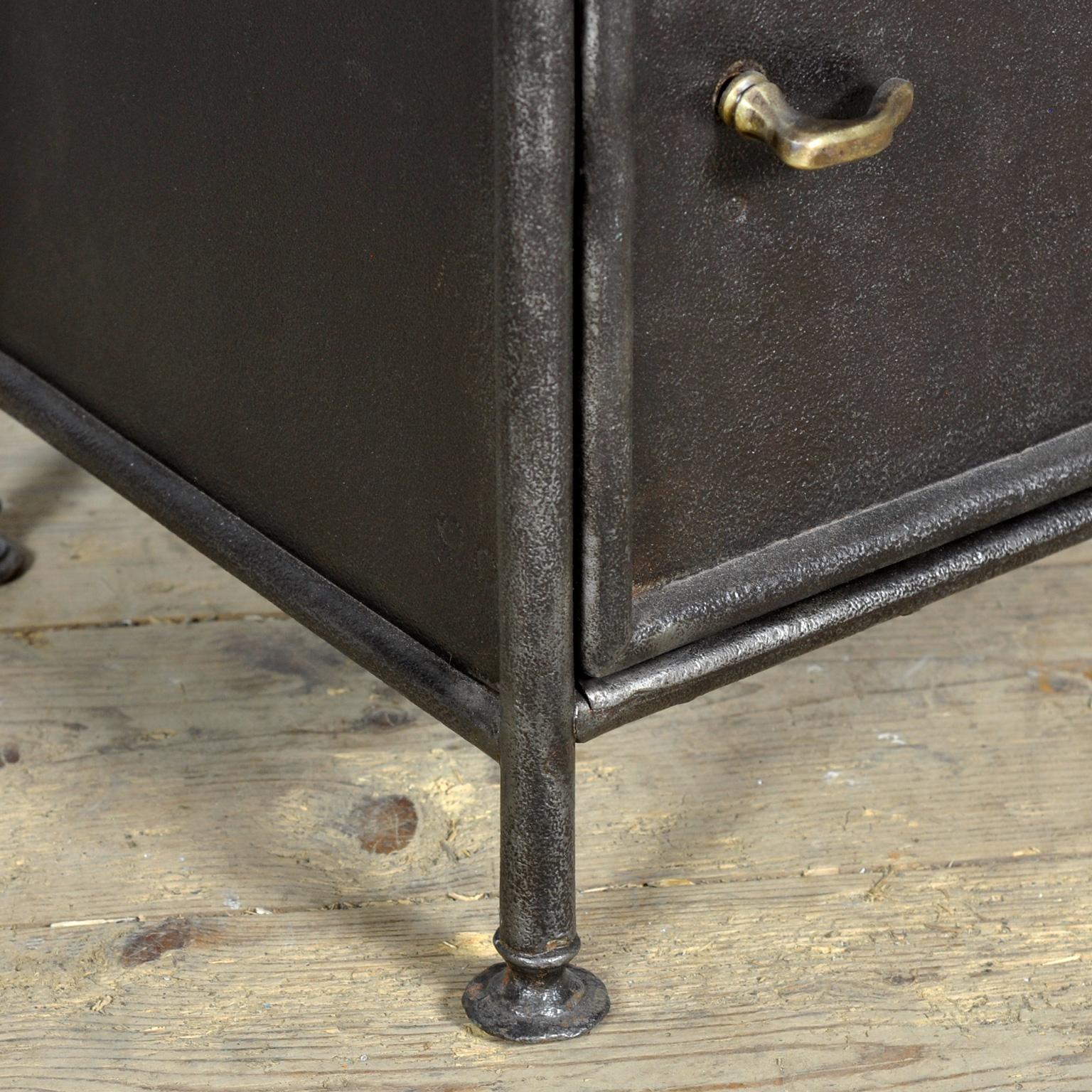 Early 20th Century Iron Nightstand, 1910s For Sale