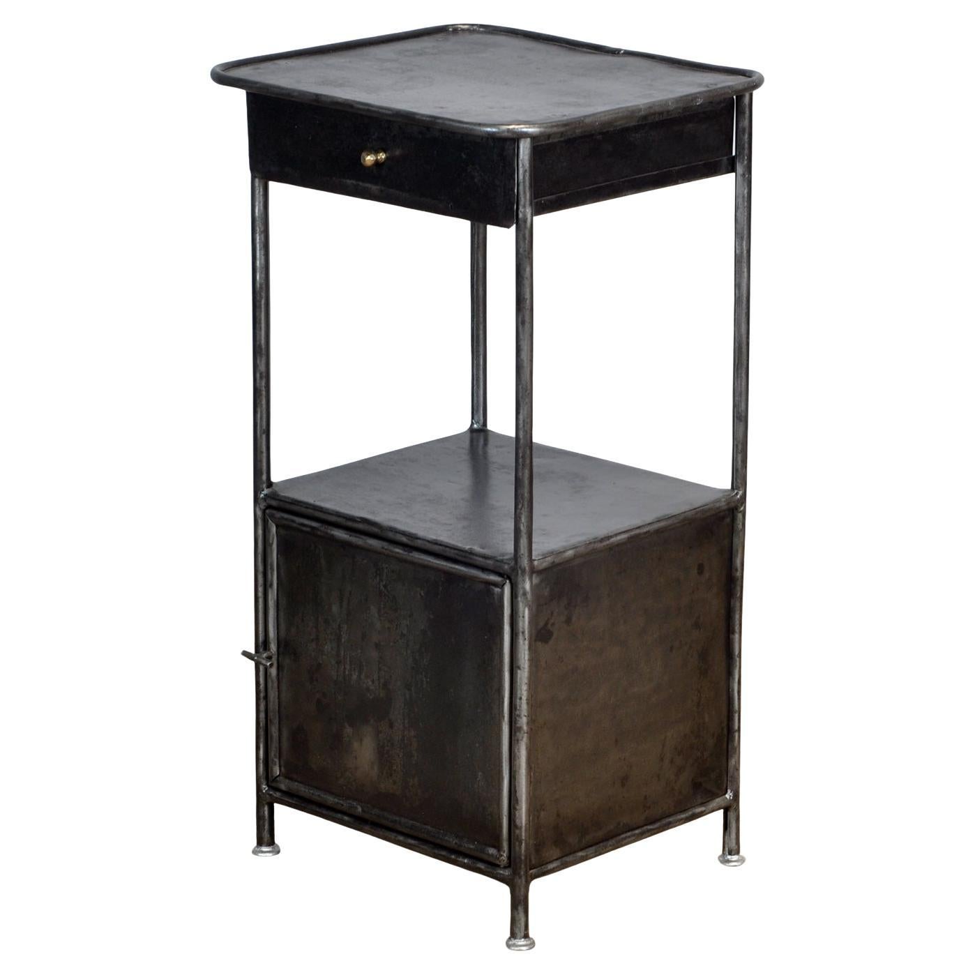 Iron Nightstand, 1910's For Sale