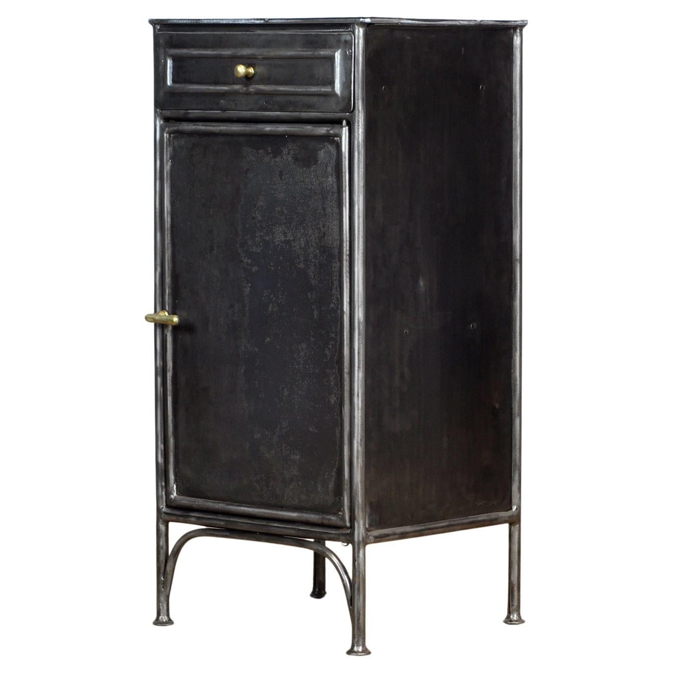 Iron Nightstand, 1910's For Sale