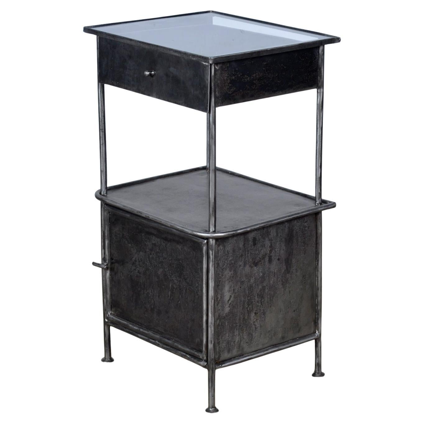 Iron nightstand, 1910s