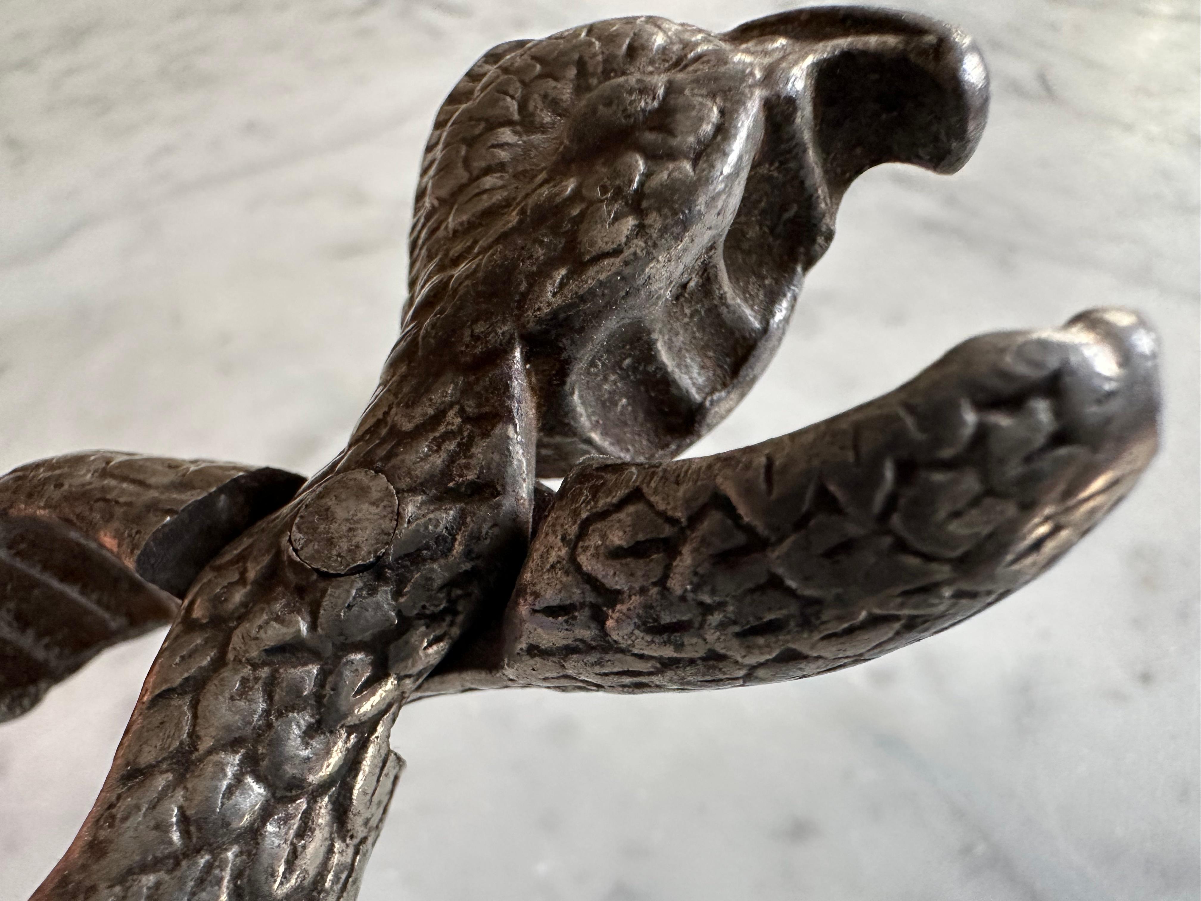 Schiaccianoci in ferro a forma di cacatua, XIX secolo, Polonia in vendita 3