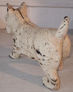Iron Original Painted Scottie Dog Door Stop