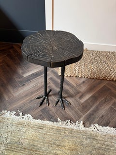 Iron Ostrich Accent Table