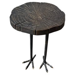 Iron Ostrich Accent Table