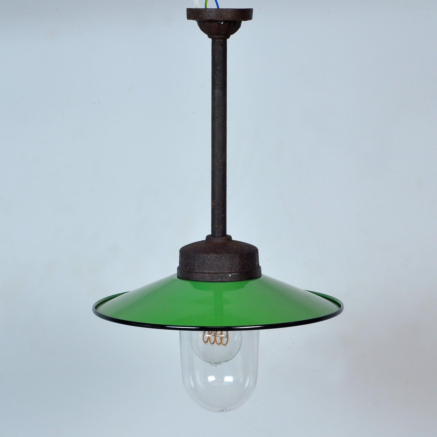 Industrial Iron Outdoor Lamp For Sale