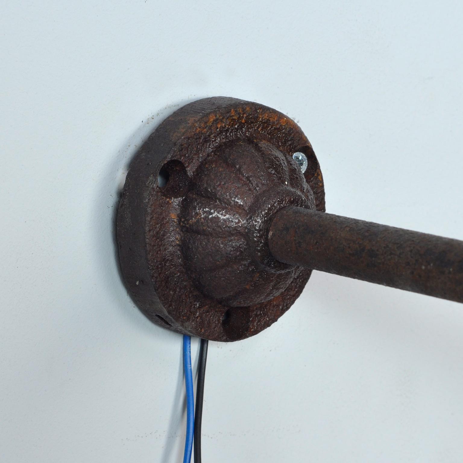 Contemporary Iron Outdoor Lamp