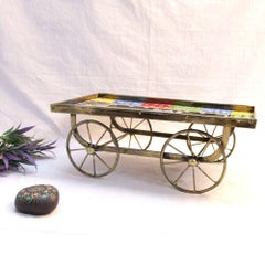 IRON PAINTED CART Wheel
