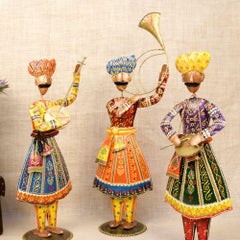 IRON PAINTED RAJASTHANI BAND Set Of Pcs 3