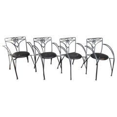 Sillas de hierro para el patio