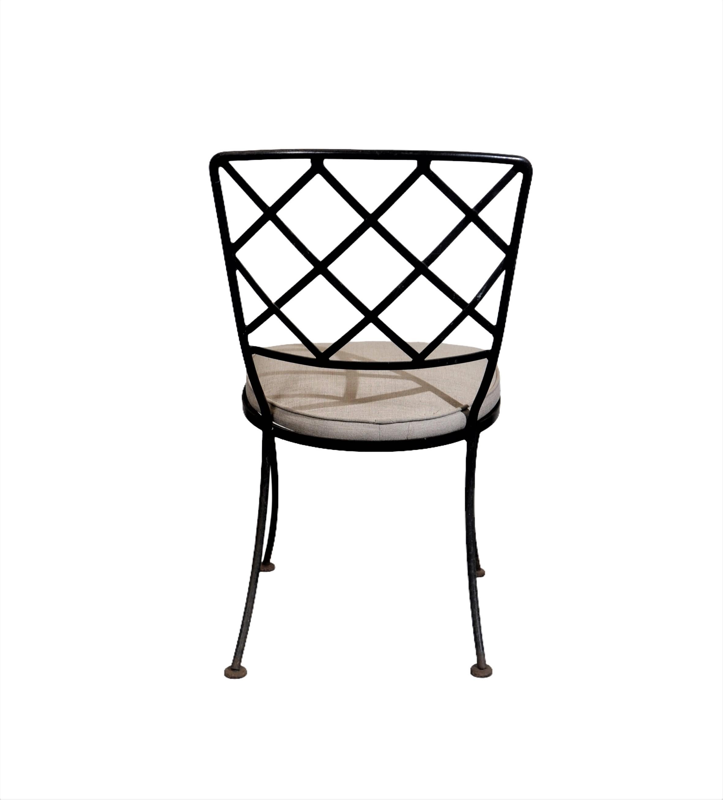 American Iron Patio Chairs Set of 4